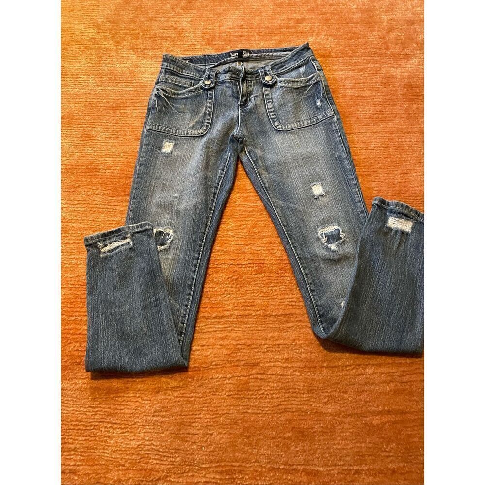 Karma Blue Ultra Stretch Skinny Jeans Size XS